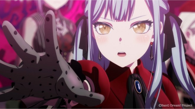 Scenes from BanG Dream! Ave Mujica Episode 2.